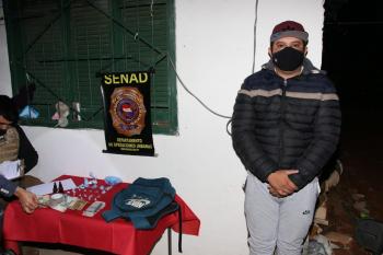 Proveedor de cocaína y crack que operaba en Lambaré fue detenido por la SENAD